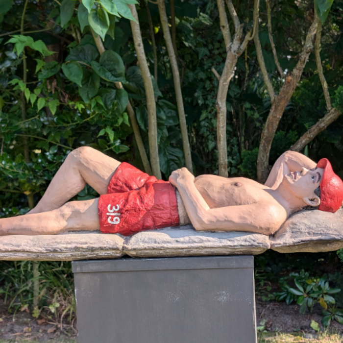 Kraulender Schwimmer